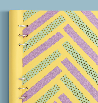  «Органайзер с набором для кастомизации Filofax Clipbook A5 Classic Pastels Lemon (145031)», бренда Filofax - фото №3 - миниатюра