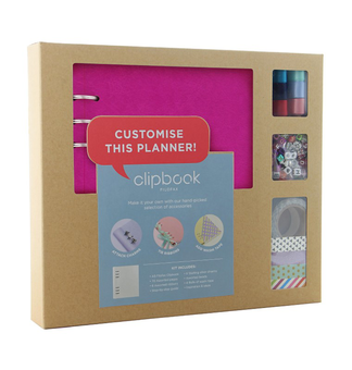  «Органайзер с набором для кастомизации Filofax Clipbook A5 Classic Brights Fuchsia (145032)», бренда Filofax - фото №2 - миниатюра