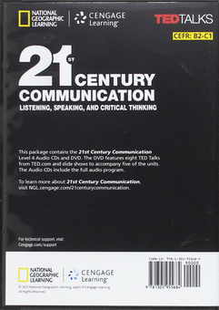 Бумажная книга «21st Century Communication: Listening, Speaking and Critical Thinking 4 Audio & Video DVD», автор Бласс Бейкер - фото №2 - миниатюра