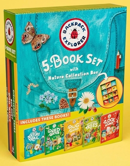 Бумажная книга «Backpack Explorer 5-Book Set with Nature Collection Box» - фото №2 - миниатюра