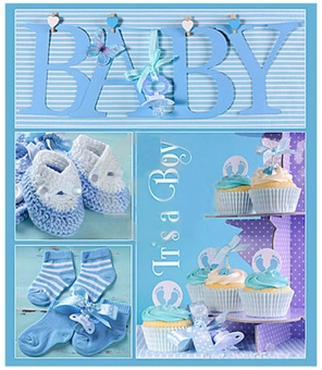 «Фотоальбом EVG 10x15x56 Baby collage Blue (BKM4656 Baby collage Blue UA)», бренда EVG - фото №1 - миниатюра