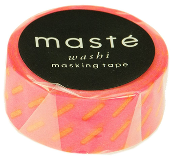  «Скотч Maste Basic Neon pink Lines (MST-MKT08-PK)» - фото №1 - миниатюра