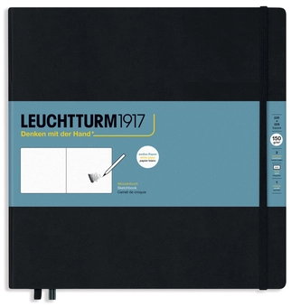 «Скетчбук Leuchtturm1917 Square Черный (362358)», бренда Leuchtturm1917 - фото №1 - миниатюра