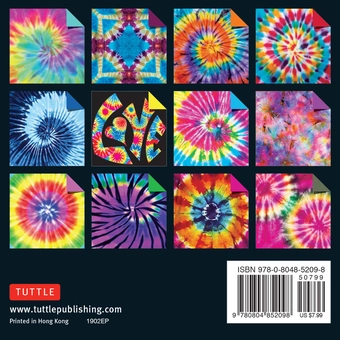 Бумажная книга «Origami Paper. 300 sheets. Tie-Dye Patterns. 10 cm» - фото №2 - миниатюра