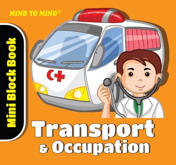 Бумажная книга «Mini Block Book. Transport & Occupation. Revised» - фото №1 - миниатюра