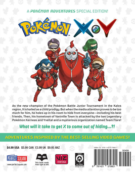 Бумажная книга «Pokemon X•Y.  Volume 1», автор Хидэнори Кусака - фото №3 - миниатюра