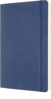  «Блокнот Moleskine Leather Линейка Синий (LCLH31SB41BOX)», бренда Moleskine - фото №2 - миниатюра