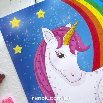  «Картина из пайеток Ranok-Creative Единорог (15100432У)», бренда Ranok-Creative - фото №2 - миниатюра