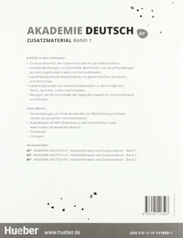 Бумажная книга «Akademie Deutsch  Zusatzmaterialien Band 1 A1+», авторов Бритта Шенк, Сандра Блейнер, Сабрина Шмоль - фото №2 - миниатюра