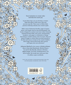 Бумажная книга «30 Days of Creativity. Draw, Colour and Discover Your Creative Self», автор Джоанна Басфорд - фото №2 - миниатюра