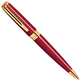 «Шариковая ручка Waterman Exception Slim Red GT (21 031)», бренда Waterman - фото №1 - миниатюра