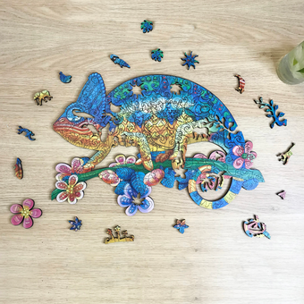  «Пазл Go Puzzle Приключения меняющегося Хамелеона (020)», бренда Go Puzzle - фото №10 - миниатюра