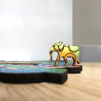  «Пазл Go Puzzle Приключения меняющегося Хамелеона (020)», бренда Go Puzzle - фото №11 - миниатюра
