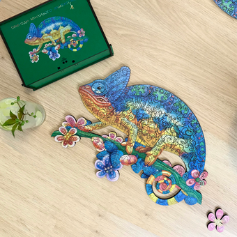  «Пазл Go Puzzle Приключения меняющегося Хамелеона (020)», бренда Go Puzzle - фото №12 - миниатюра