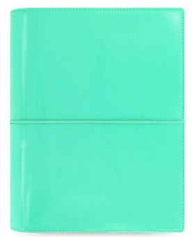  «Органайзер Filofax Domino Patent A5 Turquoise (18-022515)», бренда Filofax - фото №1 - миниатюра