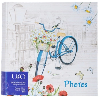 «Фотоальбом UFO 10x15x200 Bike (6443990)», brand UFO / UFO / - фото №1 - миниатюра