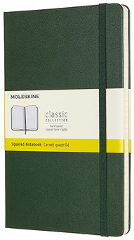 «Нотатник Moleskine Classic в клітинку Миртовий зелений (QP061K15)», бренду Moleskine - фото №1 - мініатюра