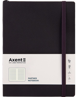  «Книга записная Axent Partner Soft L Черная (8615-01-a)», бренда Axent - фото №1 - миниатюра