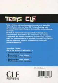 Бумажная книга «Tests CLE  Vocabulaire Debutant», автор Элиза Оглисси - фото №2 - миниатюра