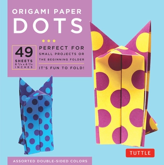 Бумажная книга «Origami Paper. Dots. 49 Sheets» - фото №1 - миниатюра