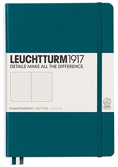  «Блокнот Leuchtturm1917 Composition Точка Тихоокеанский зеленый (359676)», бренда Leuchtturm1917 - фото №1 - миниатюра