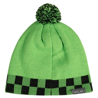  «Шапка JINX Minecraft Creeper Sprite Pom Beanie (JINX-8216 GR)», бренда JINX - фото №2 - миниатюра