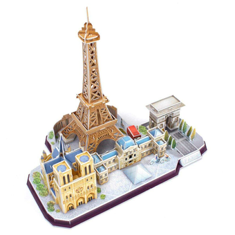  «Тривимірна головоломка-конструктор CubicFun City Line Paris (MC254H)», бренда CubicFun - фото №9 - миниатюра