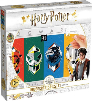 «Пазл Winning Moves Harry Potter House Crests 500 елементів (WM00369-ML1-6)», бренда Winning Moves - фото №1 - миниатюра