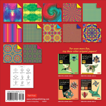 Бумажная книга «Origami Paper. Abstract Patterns. 48 Sheets» - фото №2 - миниатюра