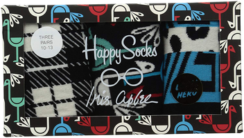 «Носки Happy Socks Iris Apfel Sock Box 3 пары 36-40 р (XIR08-9050)», бренда Happy Socks - фото №1 - миниатюра