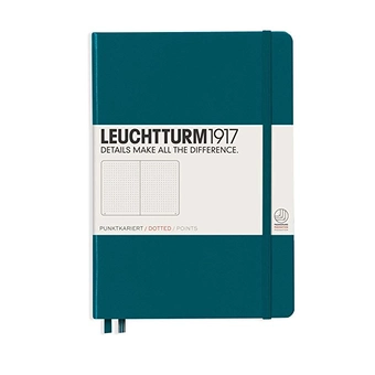  «Блокнот Leuchtturm1917 Composition Точка Тихоокеанский зеленый (359676)», бренда Leuchtturm1917 - фото №2 - миниатюра