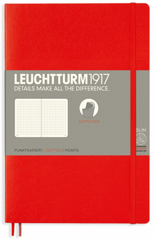  «Блокнот Leuchtturm1917 Paperback Точка Красный (358297)», бренда Leuchtturm1917 - фото №1 - миниатюра