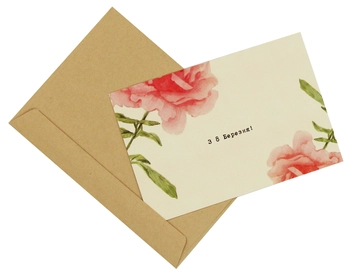 «Листівка Mirabella Postcards 8 Березня (161259)», бренду Mirabella Postcards - фото №1 - мініатюра