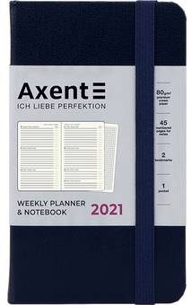  «Еженедельник Axent Pocket Strong 2021 Синий (8508-21-02-a)», бренда Axent - фото №1 - миниатюра