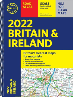 Паперова «2022 Philip's Road Atlas Britain and Ireland», автора Без автора– фото №1
