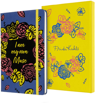 «Блокнот Moleskine Frida Kahlo Нелинованный Синий (LEFKQP062CLT)», бренда Moleskine - фото №1 - миниатюра