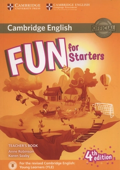 Бумажная книга «Fun for Starters. Teacher’s Book with Downloadable Audio», авторов Энн Робинсон, Карен Саксби - фото №1 - миниатюра