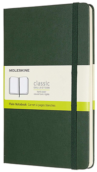  «Нотатник Moleskine Classic нелінійований Миртовий зелений (QP062K15)», brand Moleskine / Moleskine /  - фото №1 - миниатюра