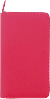  «Органайзер Filofax Saffiano Compact Zip Fluoro Pink (20-028751)», бренда Filofax - фото №1 - миниатюра