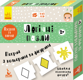 Паперова книга «Пограй з кольорами та фігурами» - фото №1 - мініатюра