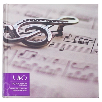 «Фотоальбом UFO 10x15x200 Music (6431511)», brand UFO / UFO / - фото №1 - миниатюра