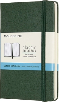  «Блокнот карманный Moleskine Classic Точка Миртовый Зеленый (MM713K15)», бренда Moleskine - фото №1 - миниатюра