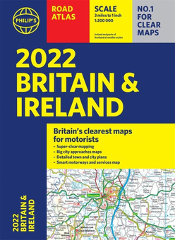 Паперова «2022 Philip's Road Atlas Britain and Ireland», автора Без автора– фото №1