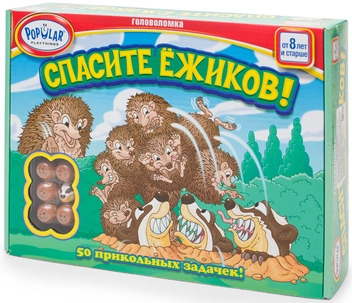 «Настольная игра-головоломка Popular Playthings Спасите Ёжиков! (704011)», бренда Popular Playthings - фото №1 - миниатюра