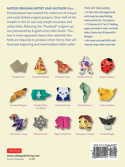 Паперова книга «Creative Origami Kit», автор Марк Кіршенбаум - фото №2 - мініатюра