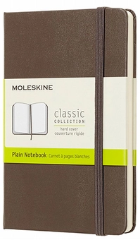 «Блокнот Moleskine Classic средний нелинованный коричневый (QP062P14)», бренда Moleskine - фото №1 - миниатюра