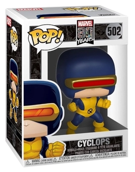  «Коллекционная фигурка Funko POP! Marvel 80th First Appearance Cyclops (40714)», бренда Funko Pop - фото №2 - миниатюра