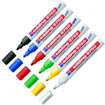  «Маркер Edding Industry Paint e-8750 синій (e-8750/03)», бренду Edding - фото №2 - мініатюра