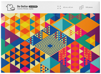  «Пазл Be Better Puzzle Triangles (210321/4)», бренда Be Better Puzzle - фото №3 - миниатюра