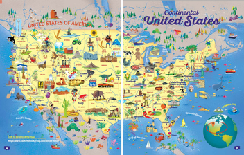 Бумажная книга «Maps of the World: An Illustrated Children's Atlas of Adventure, Culture, and Discovery», автор Энрико Лаваньо - фото №5 - миниатюра